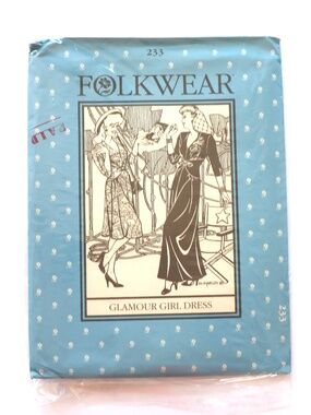 UNCUT Folkwear pattern #233 GILMORE GIRL DRESS (in three lengths)